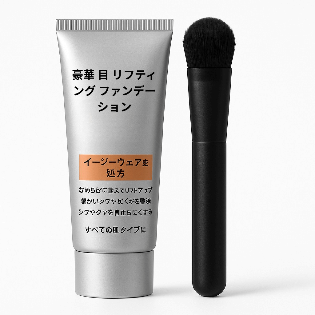 豪華 目 リフティング ファンデーション（ブラシ付き）
